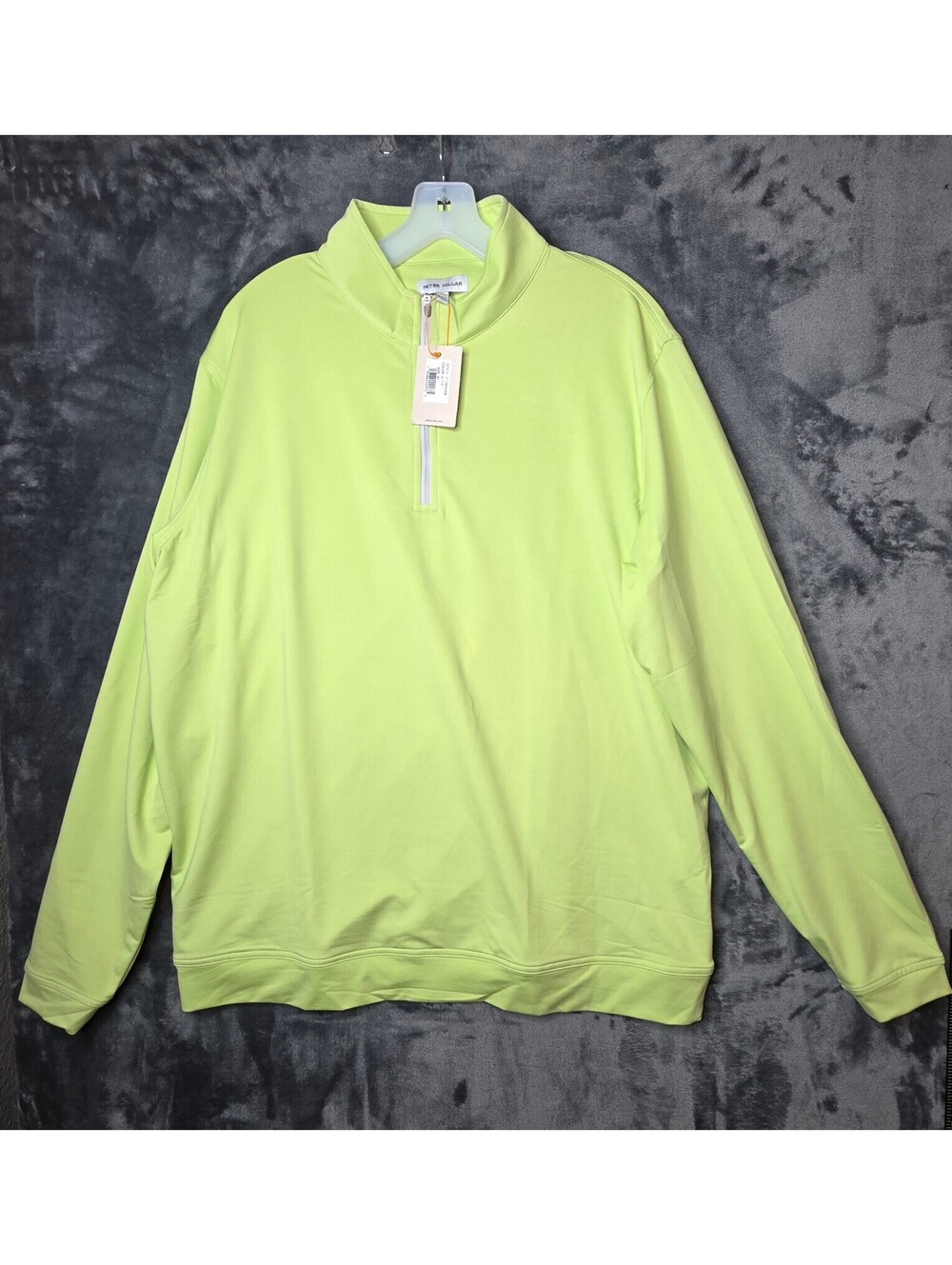 Peter Millar Men's XL Spritzer Perth Performance Melange Quarter-Zip NWT